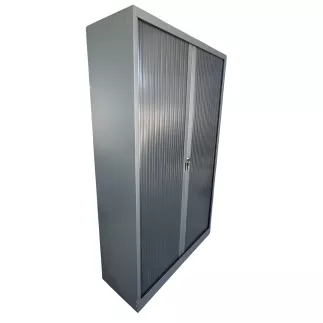 NAVERTO│Armoire rideaux L120xH198 cm│Acier gris anthracite