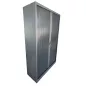 NAVERTO│Armoire rideaux L120xH198 cm│Acier gris anthracite