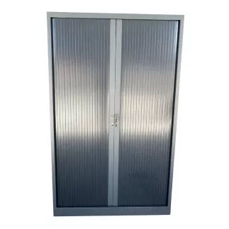 NAVERTO│Armoire rideaux L120xH198 cm│Acier gris anthracite