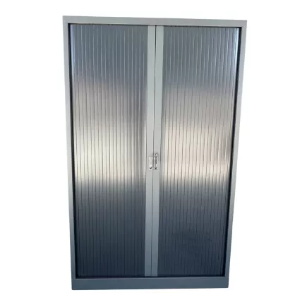 NAVERTO│Armoire rideaux L120xH198 cm│Acier gris anthracite