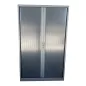 NAVERTO│Armoire rideaux L120xH198 cm│Acier gris anthracite