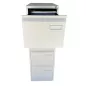 BISLEY│Classeur à dossiers suspendus H132cm - 4 tiroirs│Gris clair