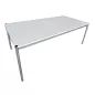 USM HALLER│Table - Bureau 200x100│Blanc/Acier chromé