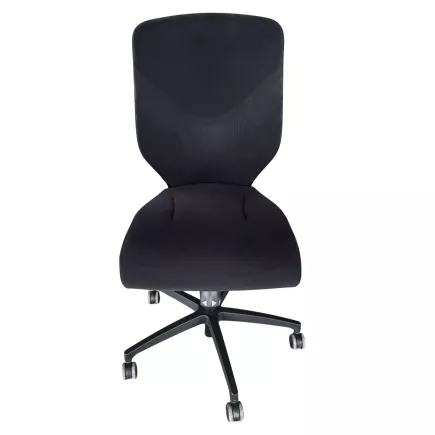 WILKHALN IN 184│Fauteuil de travail sans accoudoirs│Noir