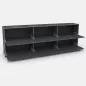 USM HALLER│Armoire 6 cases 3L x 2H - clapets │Gris anthracite