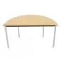 POLYVALENTE│Table demi-lune - L120 à 160 cm│Coloris à choix