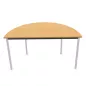 POLYVALENTE│Table demi-lune - L120 à 160 cm│Coloris à choix