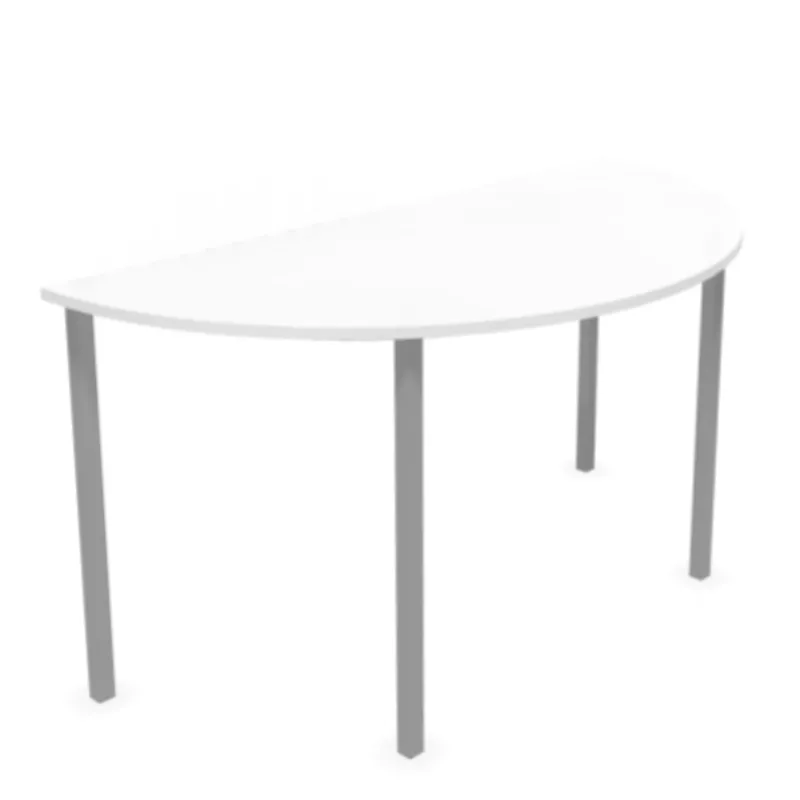 POLYVALENTE│Table demi-lune - L120 à 160 cm│Coloris à choix