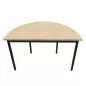 RENCONTRE│Table demi-lune sur 4 pieds L120 à 160 cm│Coloris à choix RENCONTRE│Table demi-lune sur 4 pieds L120 à 160 cm│Coloris à choix