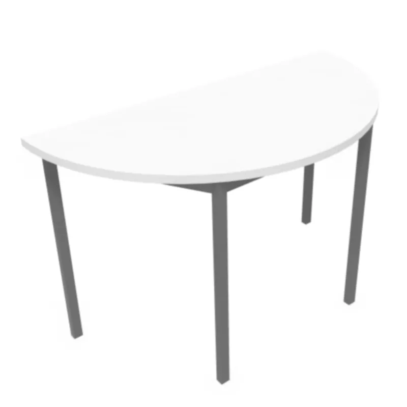 RENCONTRE│Table demi-lune sur 4 pieds L120 à 160 cm│Coloris à choix RENCONTRE│Table demi-lune sur 4 pieds L120 à 160 cm│Coloris à choix