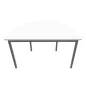 RENCONTRE│Table demi-lune sur 4 pieds L120 à 160 cm│Coloris à choix RENCONTRE│Table demi-lune sur 4 pieds L120 à 160 cm│Coloris à choix