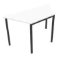 POLYVALENTE│Table trapèze - L120 à 140 cm│Coloris à choix