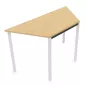 POLYVALENTE│Table trapèze - L120 à 140 cm│Coloris à choix