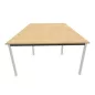 POLYVALENTE│Table trapèze - L120 à 140 cm│Coloris à choix