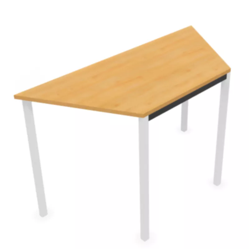 POLYVALENTE│Table trapèze - L120 à 140 cm│Coloris à choix POLYVALENTE│Table trapèze - L120 à 140 cm│Coloris à choix