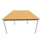 POLYVALENTE│Table trapèze - L120 à 140 cm│Coloris à choix POLYVALENTE│Table trapèze - L120 à 140 cm│Coloris à choix