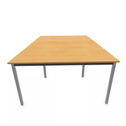 POLYVALENTE│Table trapèze - L120 à 140 cm│Coloris à choix