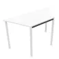 POLYVALENTE│Table trapèze - L120 à 140 cm│Coloris à choix