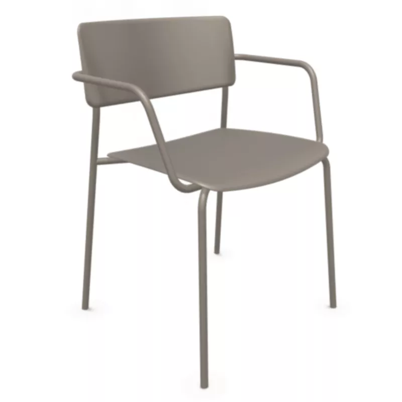 ESSENZA│Chaise polypropylène avec accoudoirs│Coloris à choix ESSENZA│Chaise polypropylène avec accoudoirs│Coloris à choix