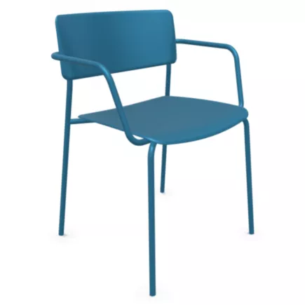 ESSENZA│Chaise polypropylène avec accoudoirs│Coloris à choix