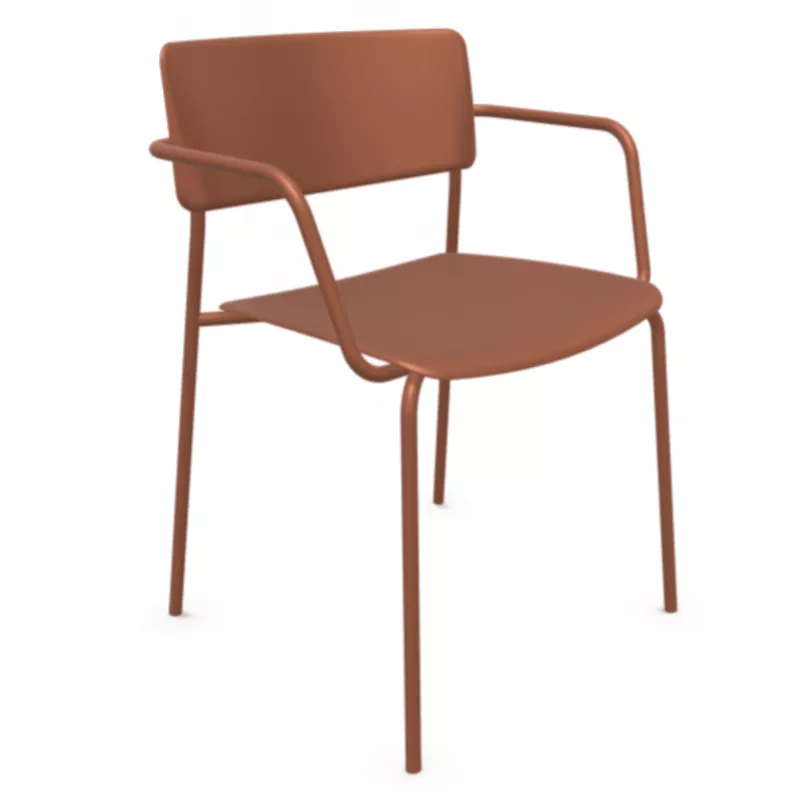 ESSENZA│Chaise polypropylène avec accoudoirs│Coloris à choix