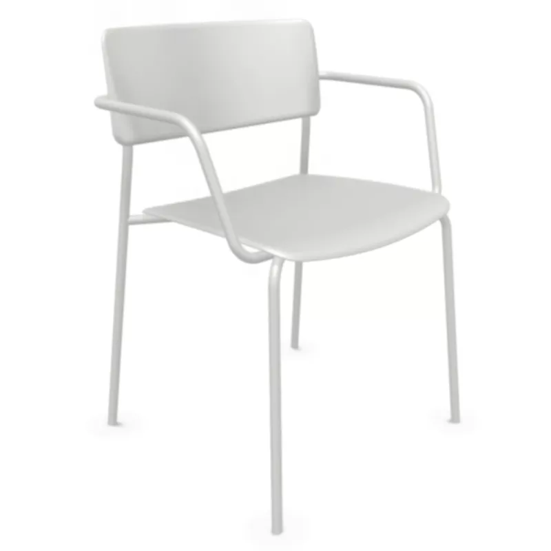 ESSENZA│Chaise polypropylène avec accoudoirs│Coloris à choix
