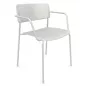 ESSENZA│Chaise polypropylène avec accoudoirs│Coloris à choix