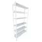 SANMA│Rayonnage - 6 tablettes - L102 x H202 cm│Blanc