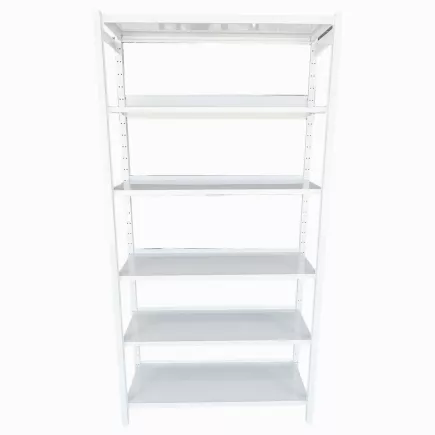 SANMA│Rayonnage - 6 tablettes - L102 x H202 cm│Blanc