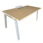 ALEA│Modèle Atreo│Bureau L 160 x p 80 cm x H Réglable│Grande trappe│Chêne clair/ Gris clair ALEA│Modèle Atreo│Bureau L 160 x p 80 cm x H Réglable│Grande trappe│Chêne clair/ Gris clair
