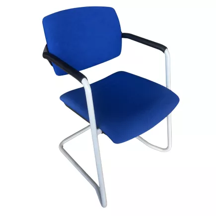 SESTA│Uni collection - siège d'accueil/visiteurs/conférence│Bleu / Gris clair