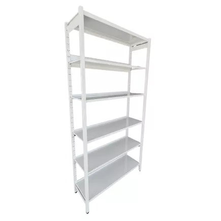 SANMA│Rayonnage - 6 tablettes - L102 x H202 cm│Gris