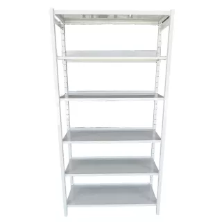 SANMA│Rayonnage - 6 tablettes - L102 x H202 cm│Gris