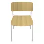 ESSENZA│Chaise en bois sans accoudoirs│Coloris à choix
