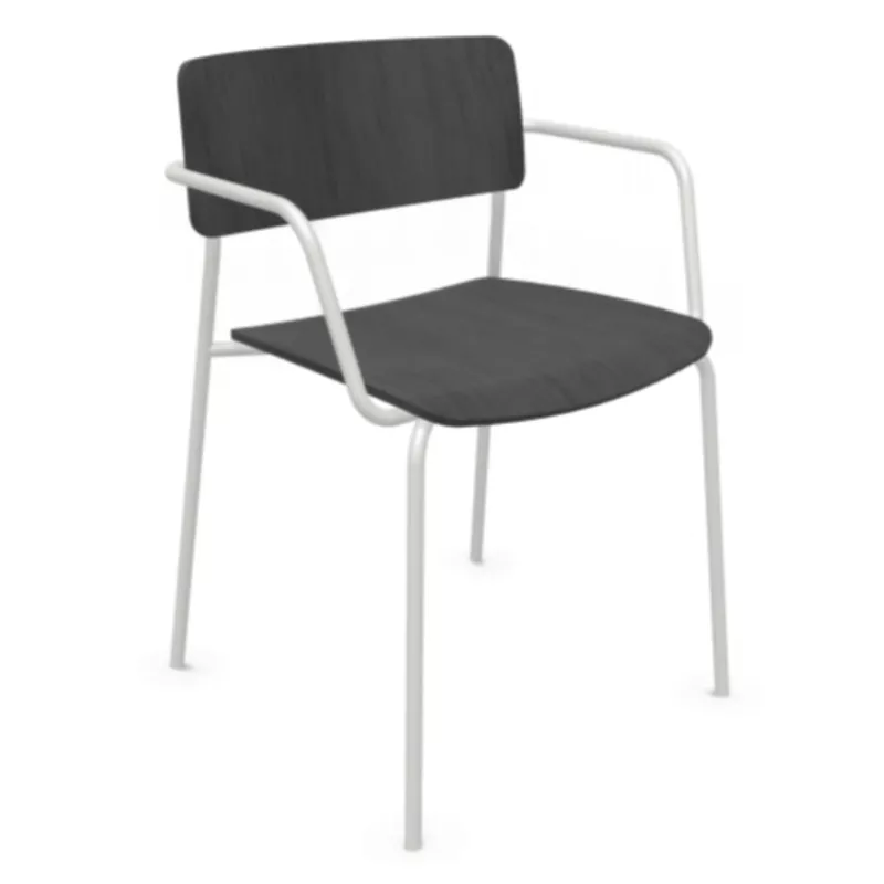 ESSENZA│Chaise en bois avec accoudoirs│Coloris à choix