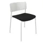 ESSENZA│Chaise tapissée sans accoudoirs│Coloris à choix ESSENZA│Chaise tapissée sans accoudoirs│Coloris à choix