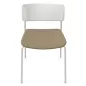 ESSENZA│Chaise tapissée sans accoudoirs│Coloris à choix ESSENZA│Chaise tapissée sans accoudoirs│Coloris à choix