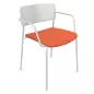 ESSENZA│Chaise tapissée avec accoudoirs│Coloris à choix ESSENZA│Chaise tapissée avec accoudoirs│Coloris à choix