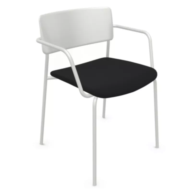 ESSENZA│Chaise tapissée avec accoudoirs│Coloris à choix