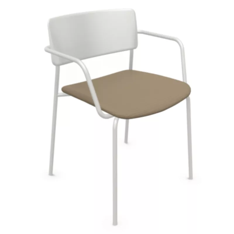 ESSENZA│Chaise tapissée avec accoudoirs│Coloris à choix