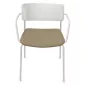 ESSENZA│Chaise tapissée avec accoudoirs│Coloris à choix