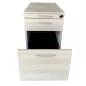 STEELCASE│Caisson sous bureau 3 tiroirs - 964│Profondeur 78,5 cm│Gris aluminium/erable blanc