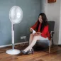 HONEYWELL│QuietSet® HSF-600WE4 - Ventilateur sur pied│Blanc