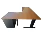 PACK DEFI +│Bureau avec retour à droite L205x163,5 cm + 2 caissons│Poirier/gris anthracite