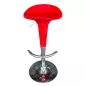 CLP│Lot de 2 tabourets de bar - hauteur réglable│Rouge