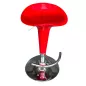 CLP│Lot de 2 tabourets de bar - hauteur réglable│Rouge