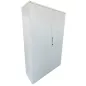 SEDUS│Armoire haute portes battantes│L 80 x H 187 cm│Blanc/Blanc