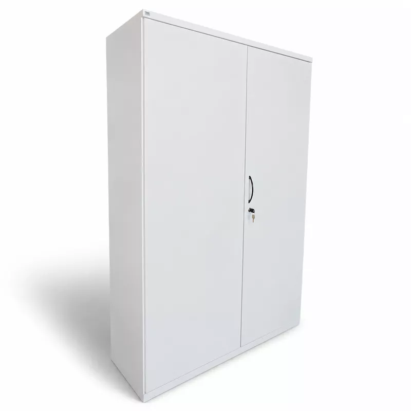 SEDUS│Armoire haute portes battantes│L 80 x H 187 cm│Blanc/Blanc