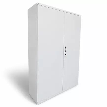 SEDUS│Armoire haute portes battantes│L 80 x H 187 cm│Blanc/Blanc