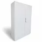 SEDUS│Armoire haute portes battantes│L 80 x H 187 cm│Blanc/Blanc